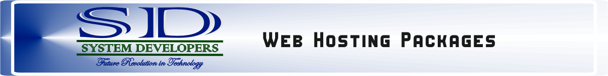 System Developers Web Hosting Packages